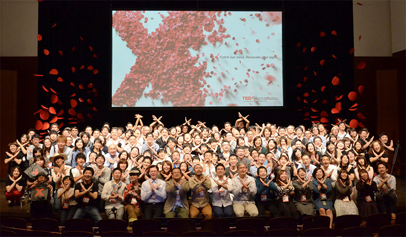 写真：TEDxHamamatsu 2015 参加者記念写真